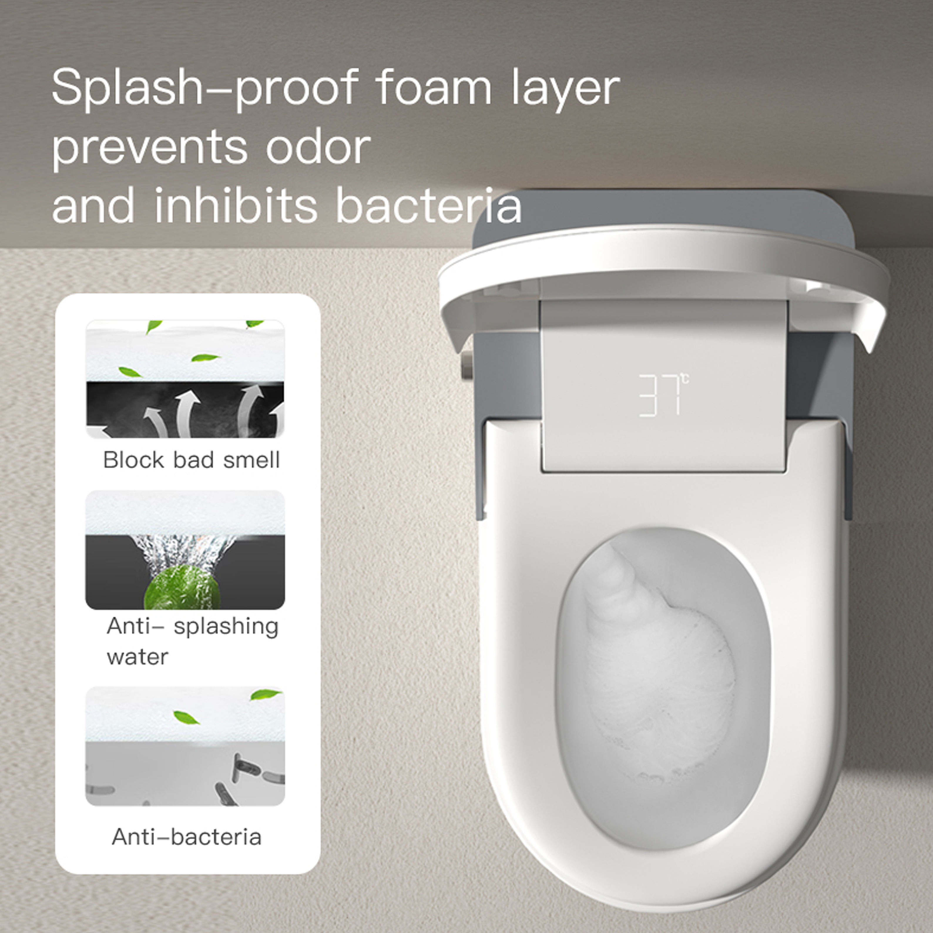 Imerse K1 Floor Mounted Smart Toilet (Basic) image 6