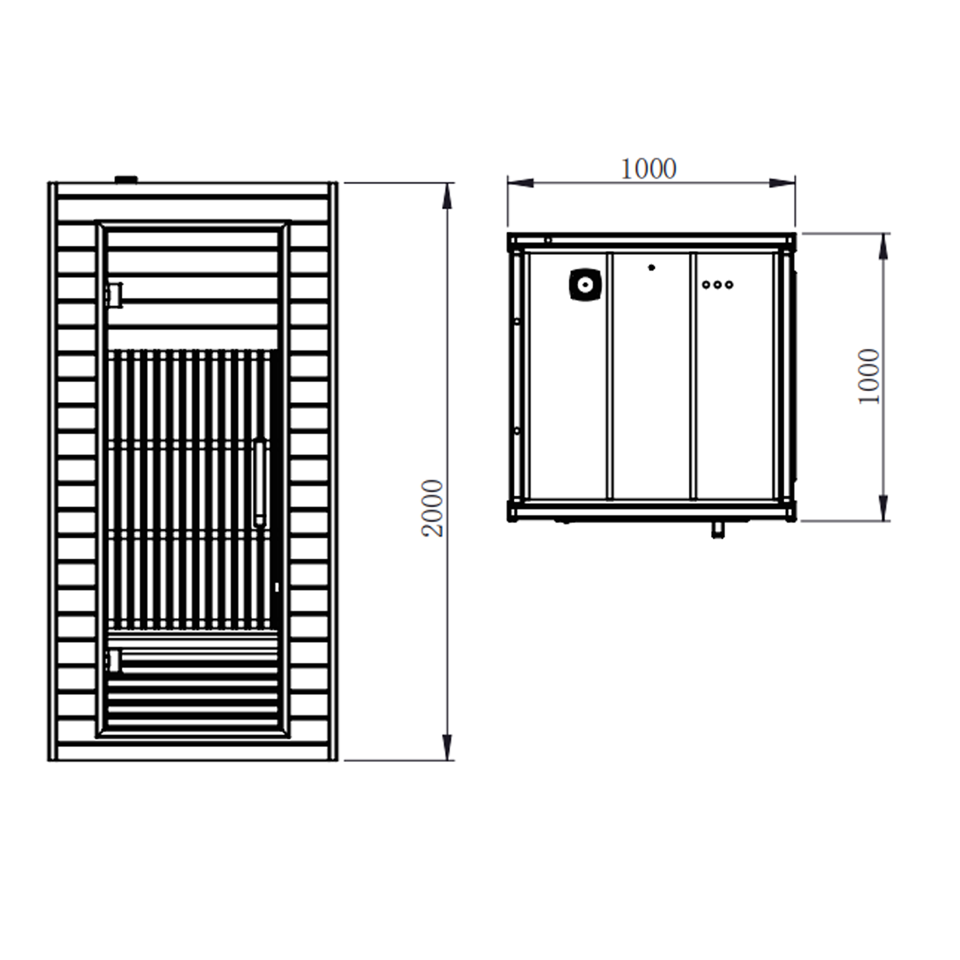 Home Mini Stove Sauna Room image 2
