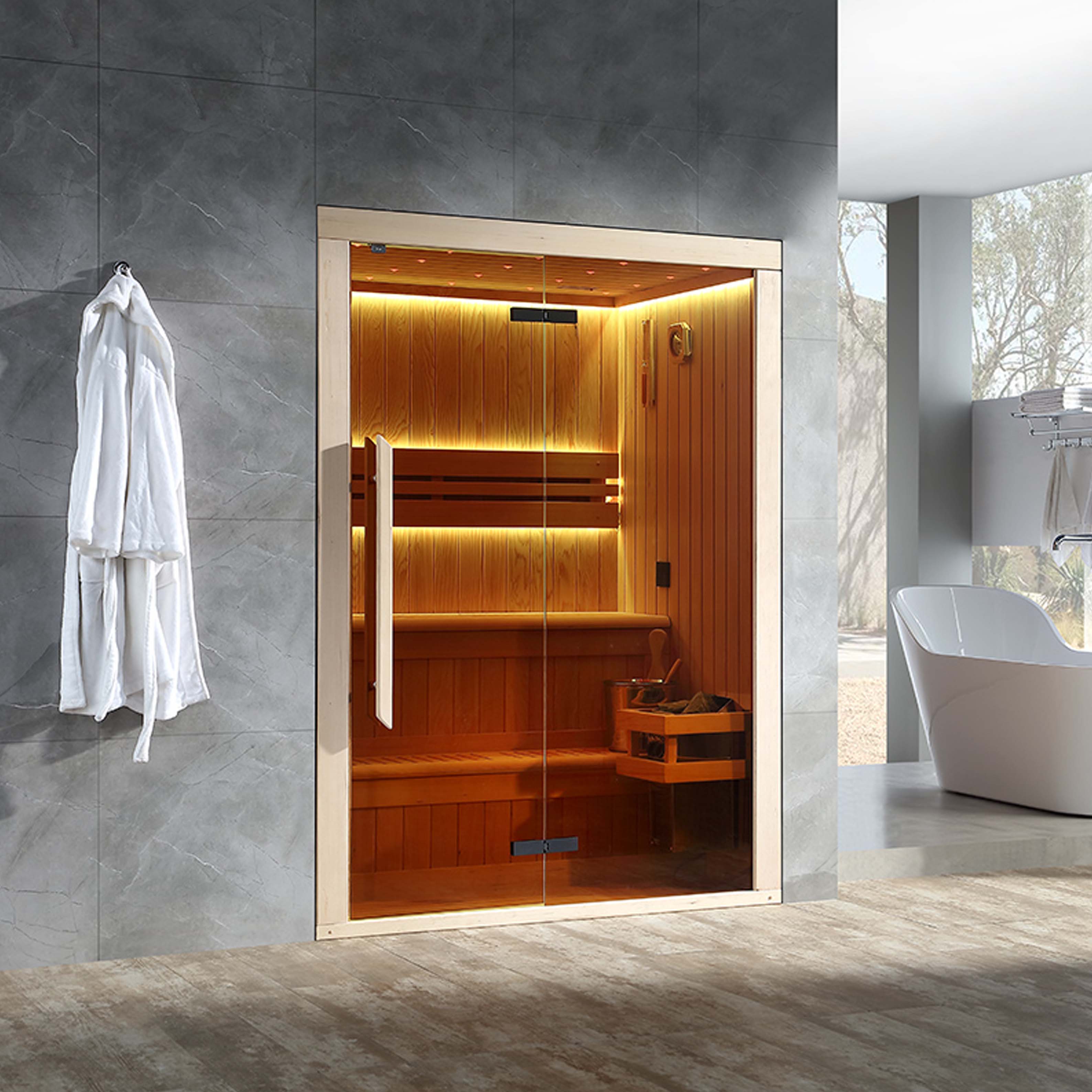 Nordic  Stove Sauna Room