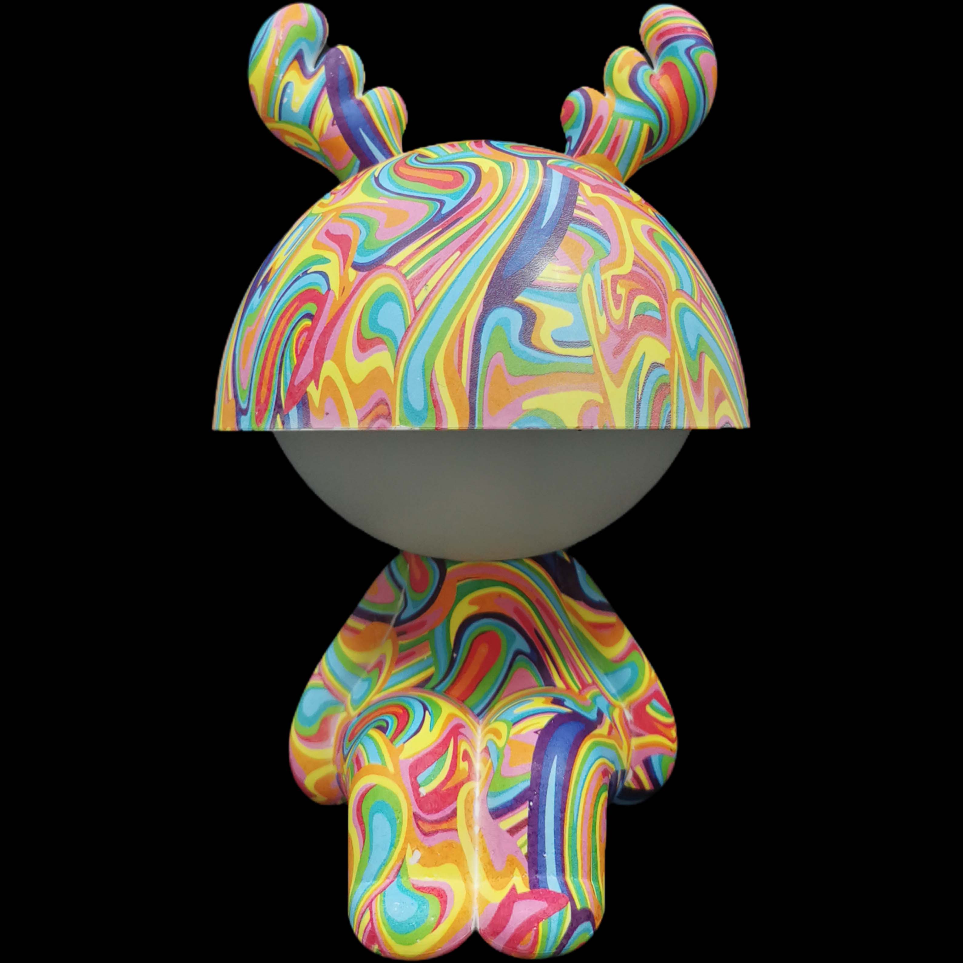 Quiet Girl Deer Night Lamp